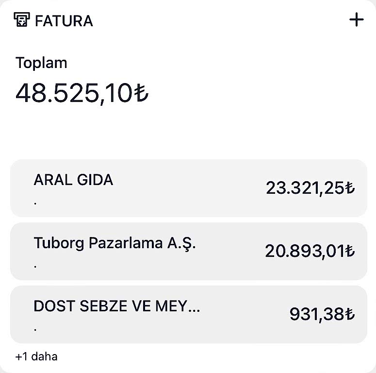 Fatura takibi