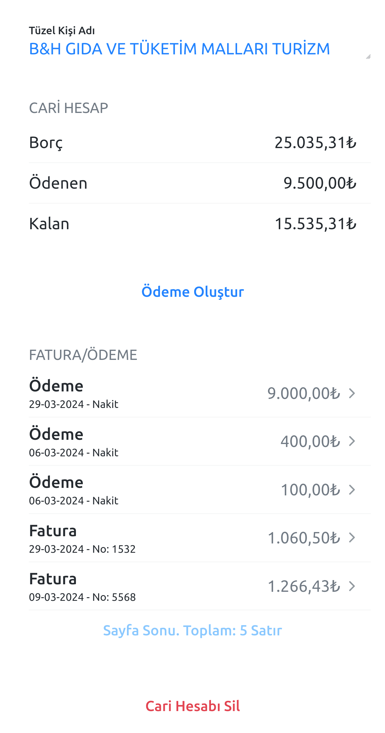 tüzel kişi borç alacak takibi